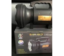 Фонарь LED поисковый Bb-8000 50w-T6 / зув