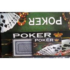 Игральные карты пластик 54к. POKER / у.е