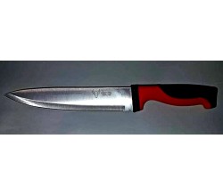 Нож кухонный HS-5 красно-черная ручка  25/12.5см.