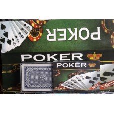 Игральные карты пластик 54к. POKER / у.е
