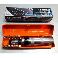 Отвёртка ударная 14 pcs / д.бд