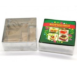 Квадратная форма для салата 3шт. / ад