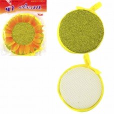 Губка для мойки посуды подсолнух 11×2см. / у.ае